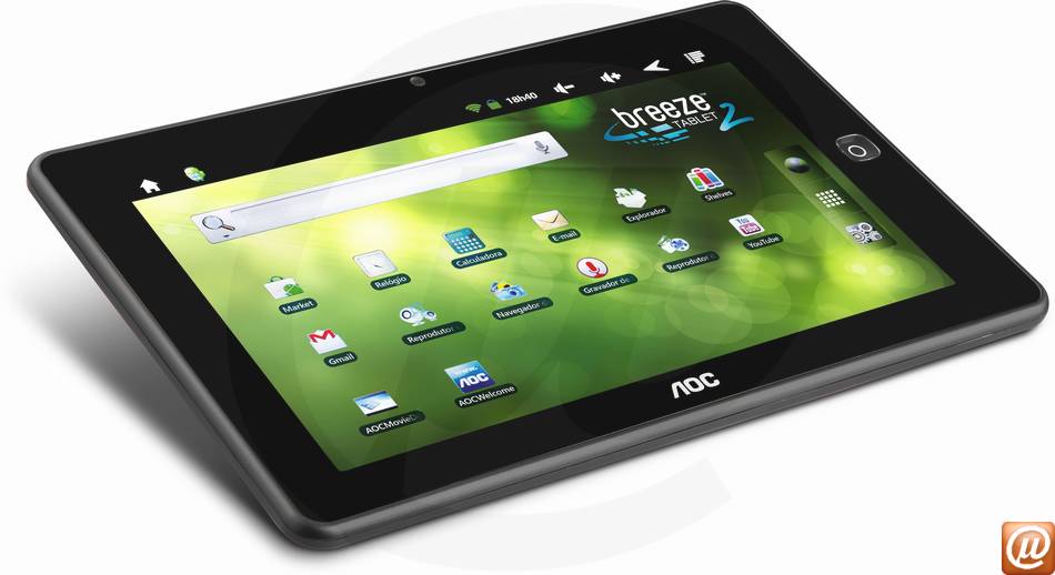 MW0821 - Tablet AOC Breeze 8 MW0821 Android 2.3 Gingerbread ARM Cortex A8 Core 1.20GHz Tela Capacitiva Multi-toque Desbloqueado